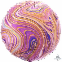 Шар круг Мрамор Фиолетовый