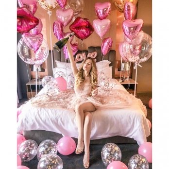 Композиция шаров Влюбленное утро