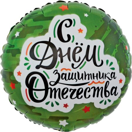 Шарик круг День защитника