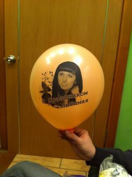 30 шариков с Вашей печатью