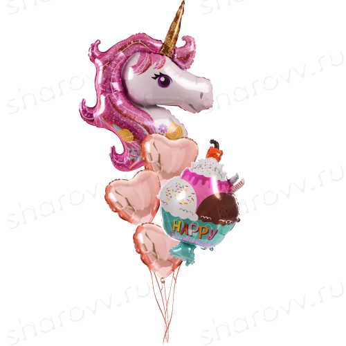 Фонтан из шариков "Ice cream"