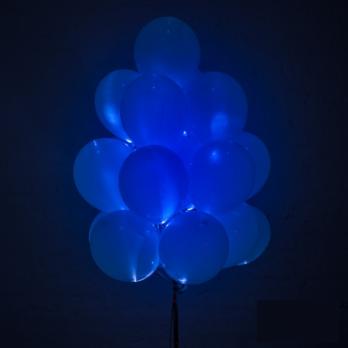 Светящиеся шарики Синие Светящиеся шарики Синие