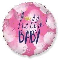 Шарик круг HELLO BABY Малышка