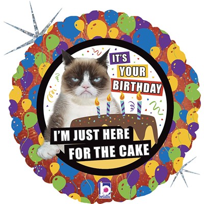 Шар фигура JUST FOR CAKE Сердитая Кошка
