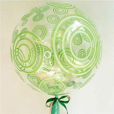 Шар BUBBLE "Кристалл Green круги"