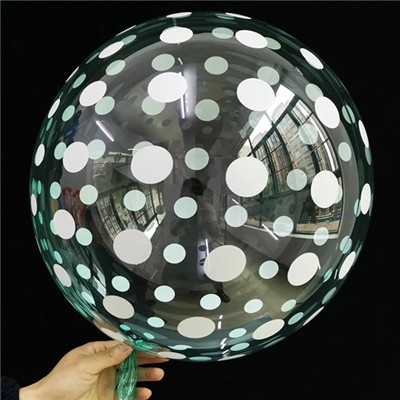 Шар BUBBLE "Кристалл Green Dots"