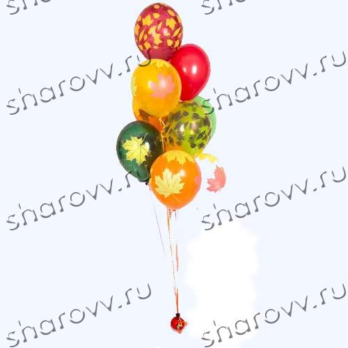 Фонтан из шаров "Осенний"