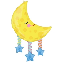 Шарик фигура "Месяц и звезды"