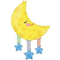 Шарик фигура "Месяц и звезды"