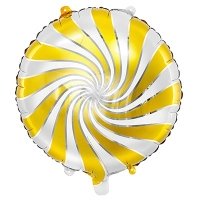 Шарик круг "Леденец золотой"