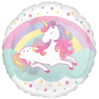 Шар круг "Единорог яркий"