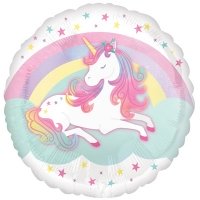 Шар круг "Единорог яркий"